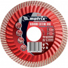Диск алмазный отрезной Turbo Extra, 115 х 22,2 мм, сухая резка MATRIX Professional.